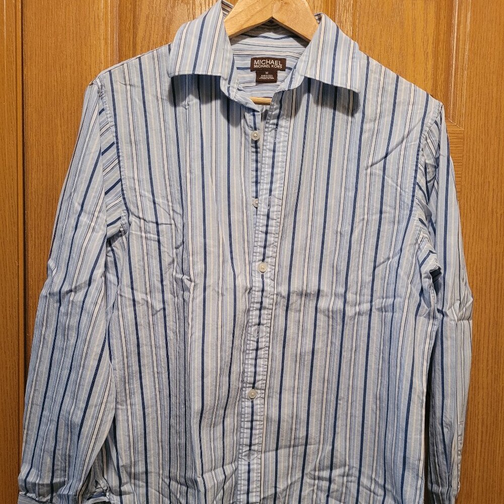Michael Michael Kors Long Sleeve Button Down Shirt Size M EUC!